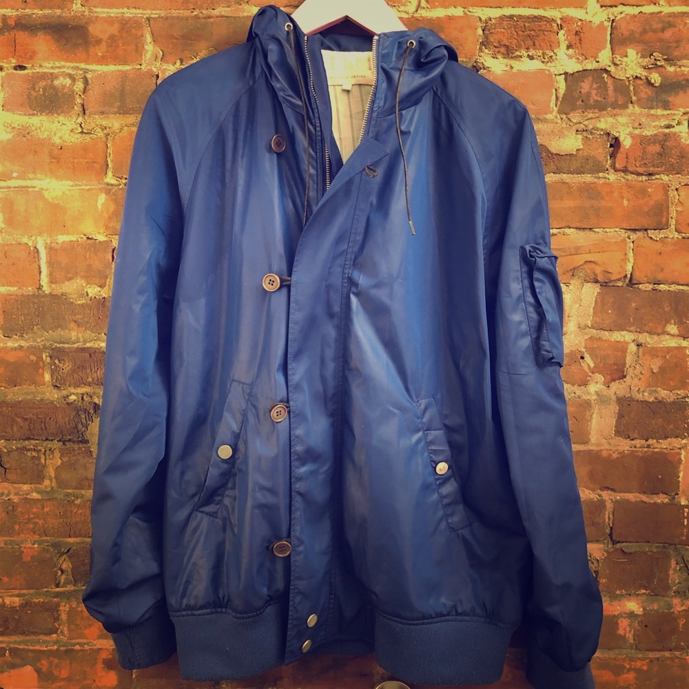 Shades of Greige Royal Blue Jacket